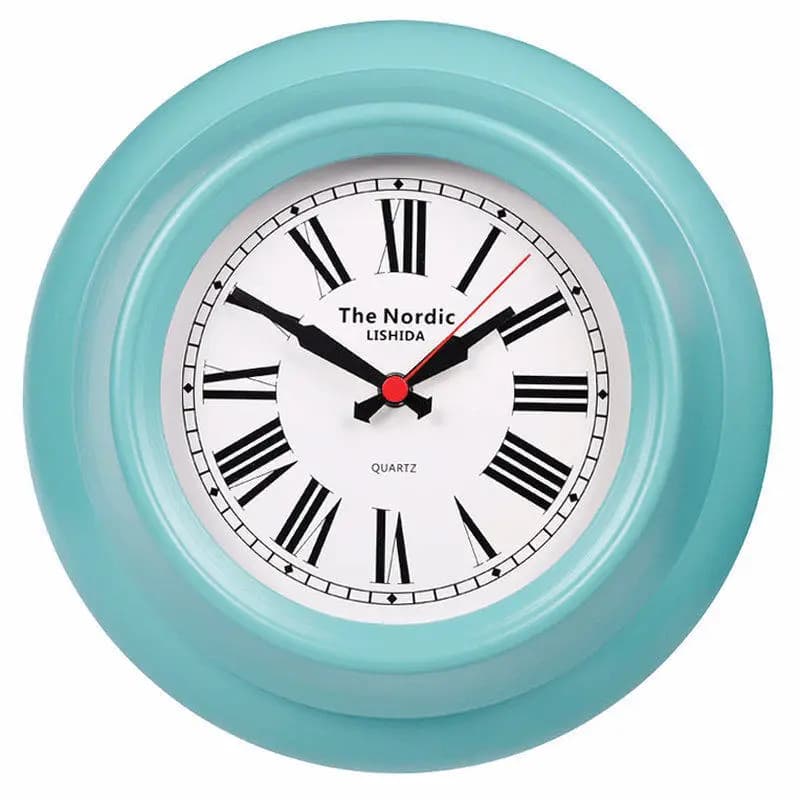 Living room wall clock, simple silent wall watch, quartz clock