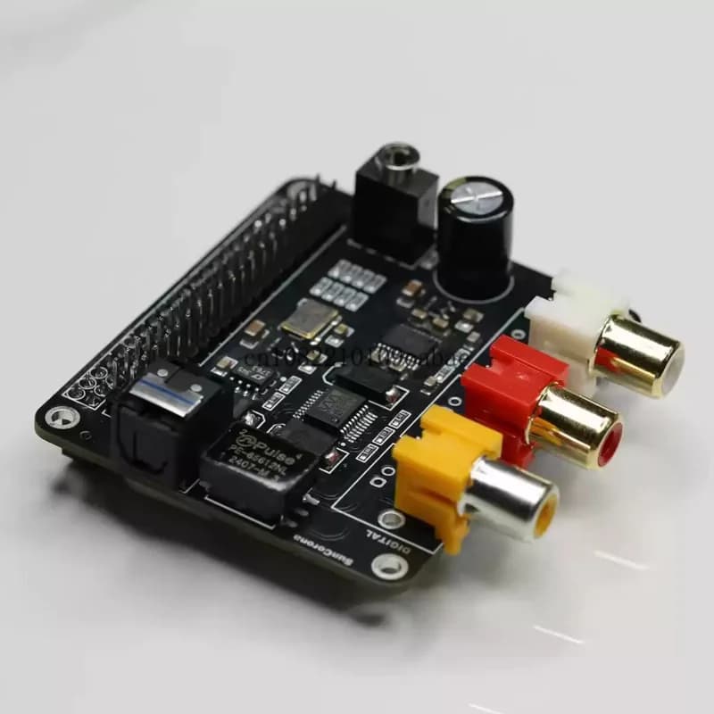 WM8804 audio card with coaxial SPDIF audio output and optical fiber, PCM5102 decoding card for Raspberry Pi Player