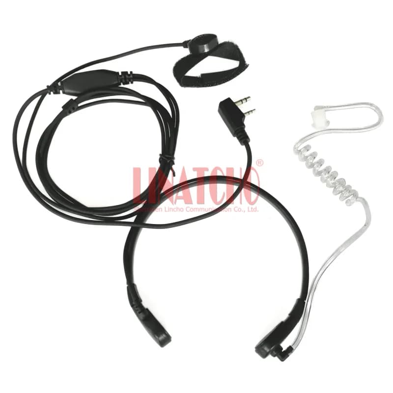UV-5R BF-888S TK-2207 TK-3107 K Tipo 2 Pin Walkie Talkie CB Radio Gola Microfono Microfono PTT Auricolare