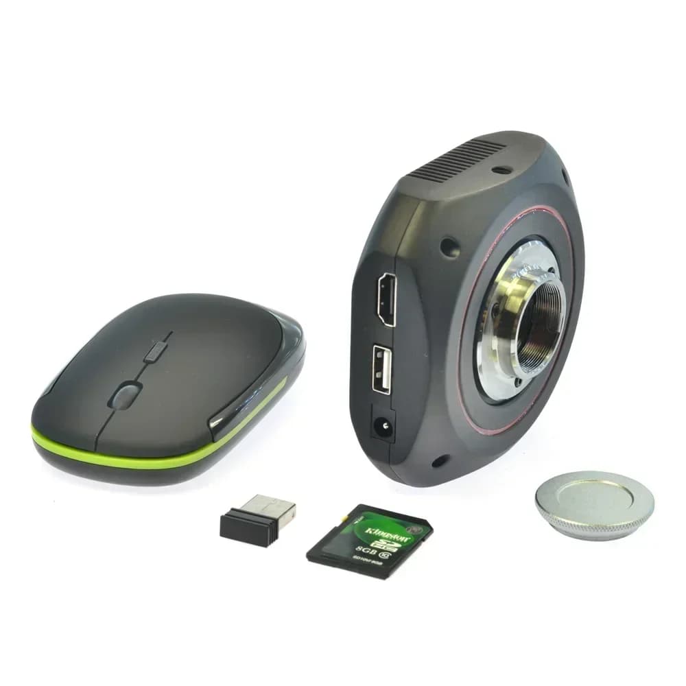 1080P HDMI-Compatibile USB Microscopio Fotocamera Calibrazione industriale Fotocamera microscopio Calibratore digitale Misurazione per la ricerca