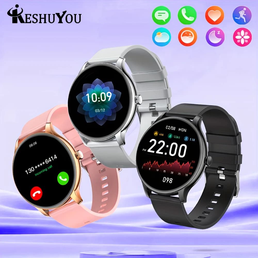LXASFIT 2025 Nuovo Smart Watch Frequenza cardiaca Monitor per la salute del sonno Bluetooth Talk Ladies Sport Smart Watch per Android IOS