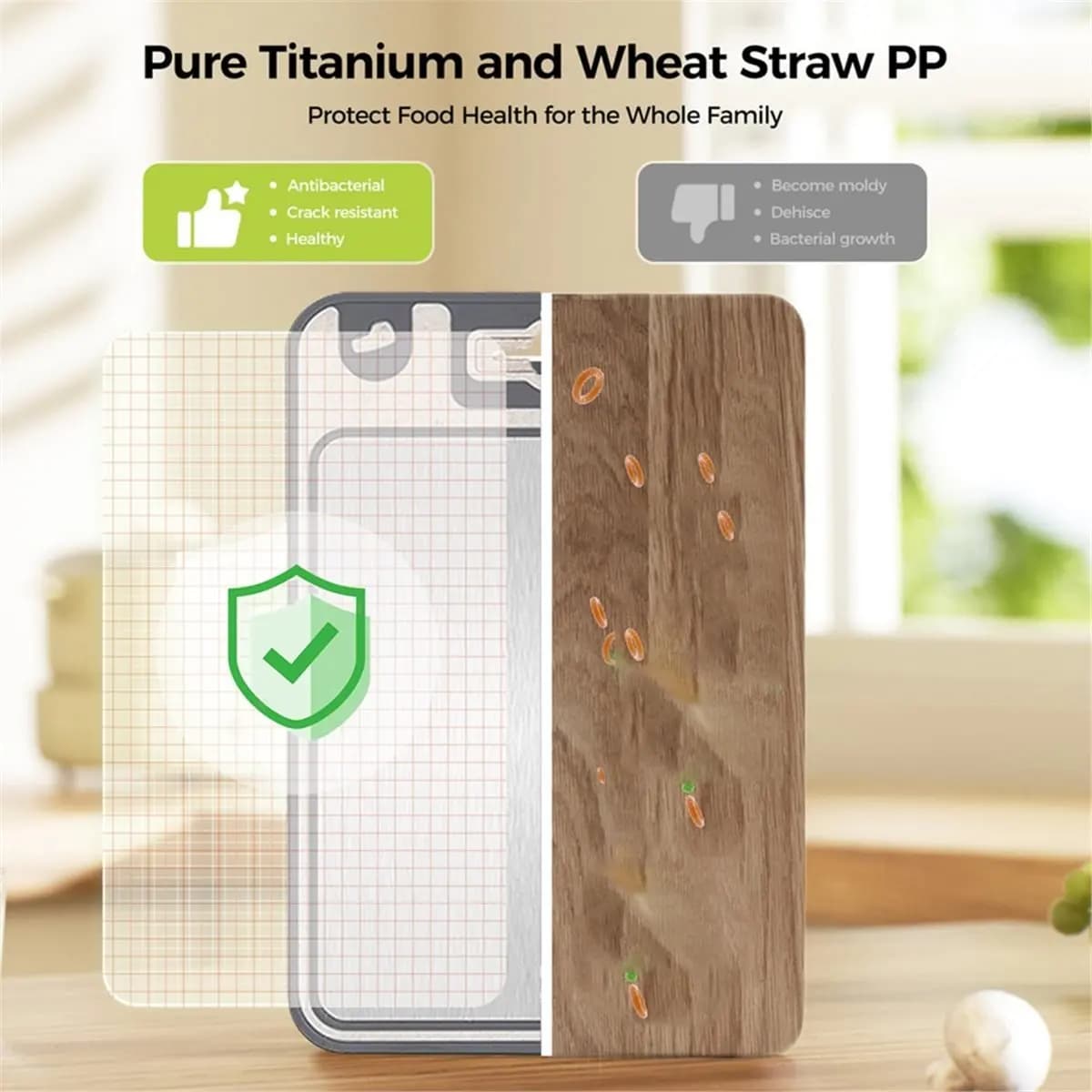 NEW Double-Sided Multifunctional Cutting Board Cutting Board Cutting Board Stainless Steel Cutting Board