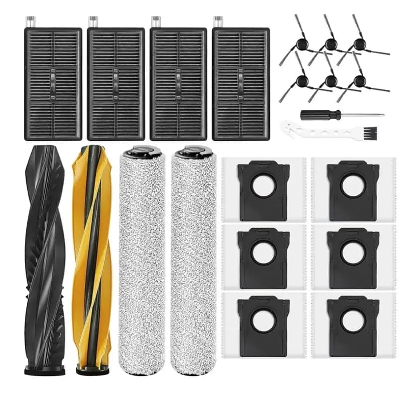 Replacement Parts Kit For DREAME Aqua10 Ultra- Main Brush, Roller Mop, Filters, Side Brush& Dust Bag-A36R