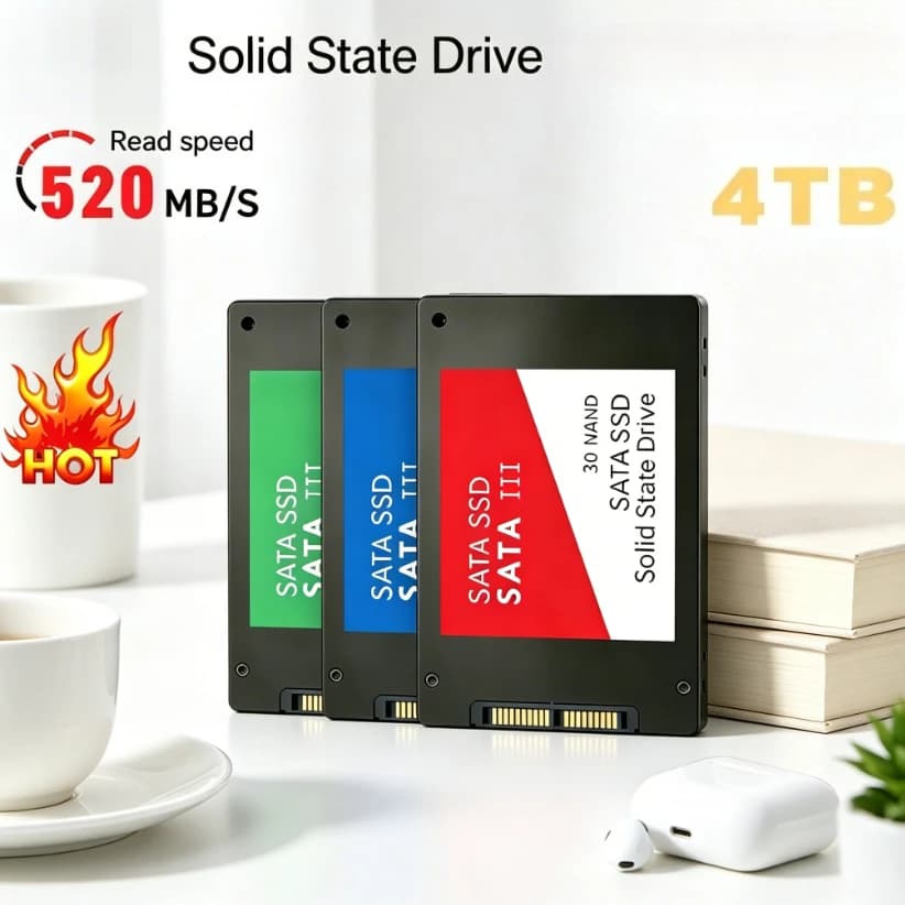 [Brand] Original Portable SATA SSD High Speed External SSD For Laptop PC Smartphone