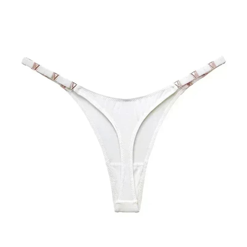 Seta del ghiaccio Sexy Raso G-String T Pantaloni Perizoma Fitness Intimo donna Slip Vita bassa Mutandine Forcella alta Intimo Bragas Mujer
