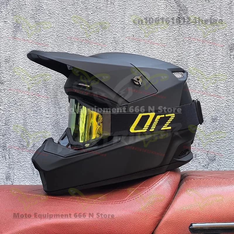 Casco moto ORZ Casco fuoristrada Bike Downhill AM DH Casco cross Capacete Motocross Casco certificazione DOT