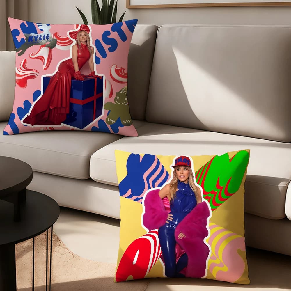 Kylie Minogue Kylie Christmas Pillow Office cushions suitable for sofa, car, bedroom, decorative cushion lining