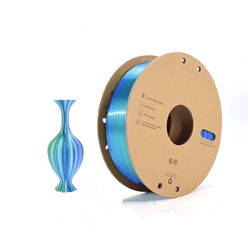 Filament PLA Bicolor Silk Effect 3D Printing 1.75MM/1KG
