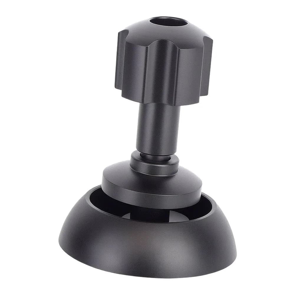 75mm Bowl To Flat Tripod Adapter Aluminum Alloy Half Ball Mount With 3/8 Inch Screw For Video Camera Tripods Black