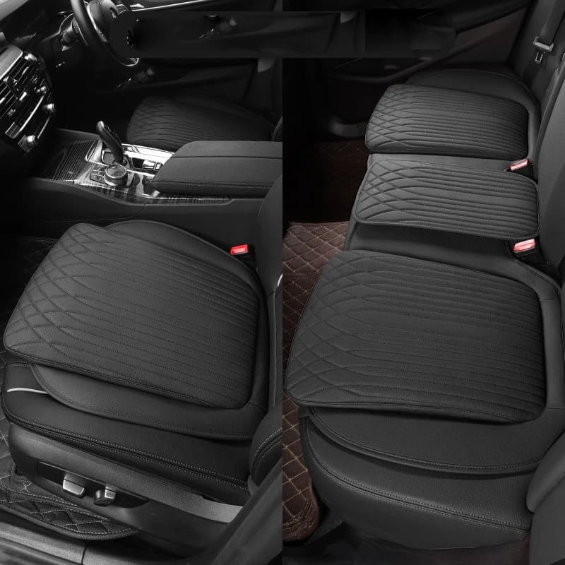 Car seat cushion for driving, breathable 3D air mesh non-slip bottom, automatic cushion for car seat protection comfort for car chair and office
