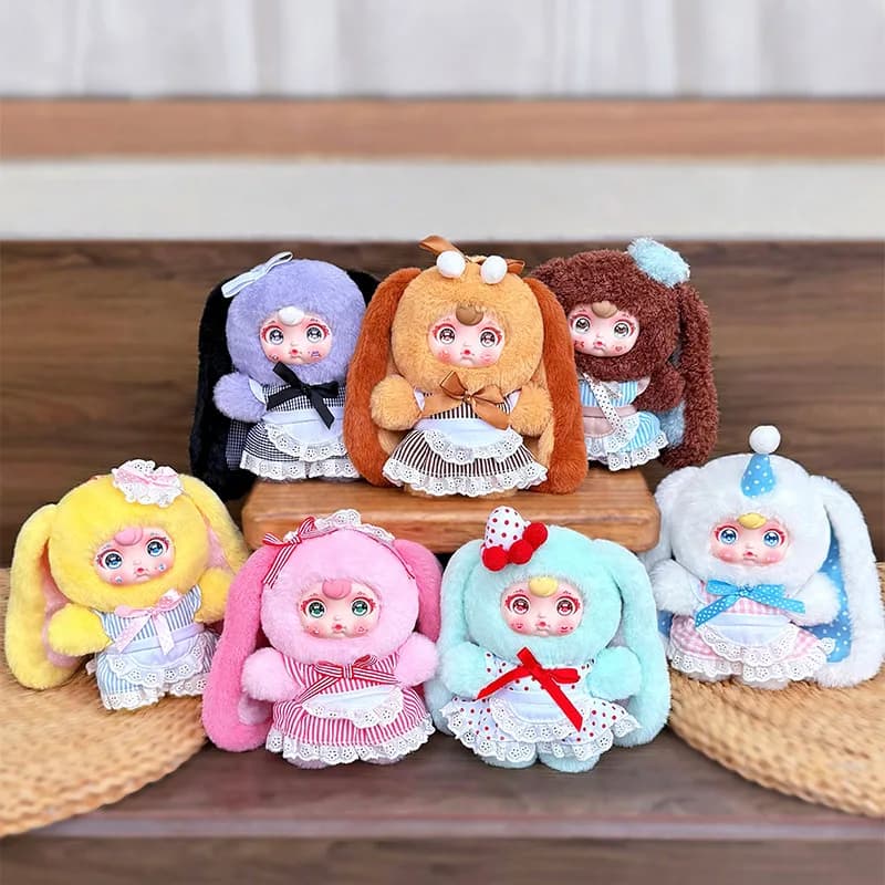Nuova Scatola a Sorpresa Yumi Rabbit Maid Story: Peluche, Ciondolo Borsa, Portachiavi, Giocattolo Trendy, Regalo a Sorpresa per Ragazze
