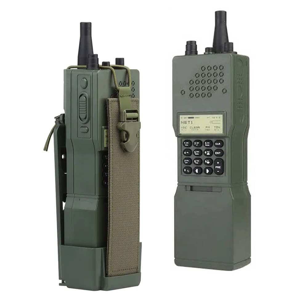 Custodia per Radio Tattica PRC 152 (Dummy) con Sgancio Rapido MOLLE, per Caccia, Combattimento, Airsoft, Walkie Talkie, Modellismo e Accessori Cosplay