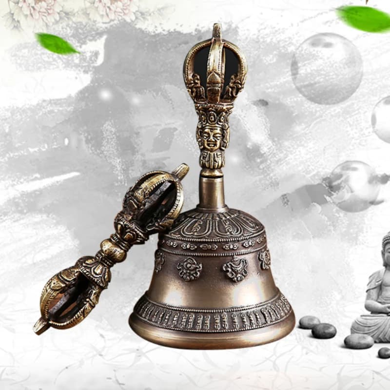 Multi Caliber Nepal Bells Diatonics Tibetan Bronze Bells Musical Instruments Music Toys Child Hand Bells Master Taps Crafts