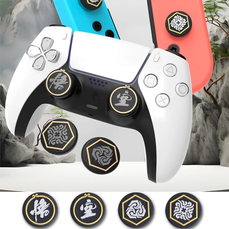 Copertura del Joystick del cappuccio della presa del bastone del pollice in Silicone per Sony PS5 PS4 Slim Xbox One Series X/S Black Myth Wukong Switch Pro NS Oled/Lite