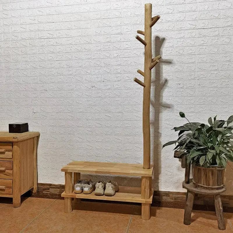 Vertical Display Compact Clothes Rack Hanger Wood Nordic Apartments Clothes Rack Living Room Modern Rack Para Ropa Furniture