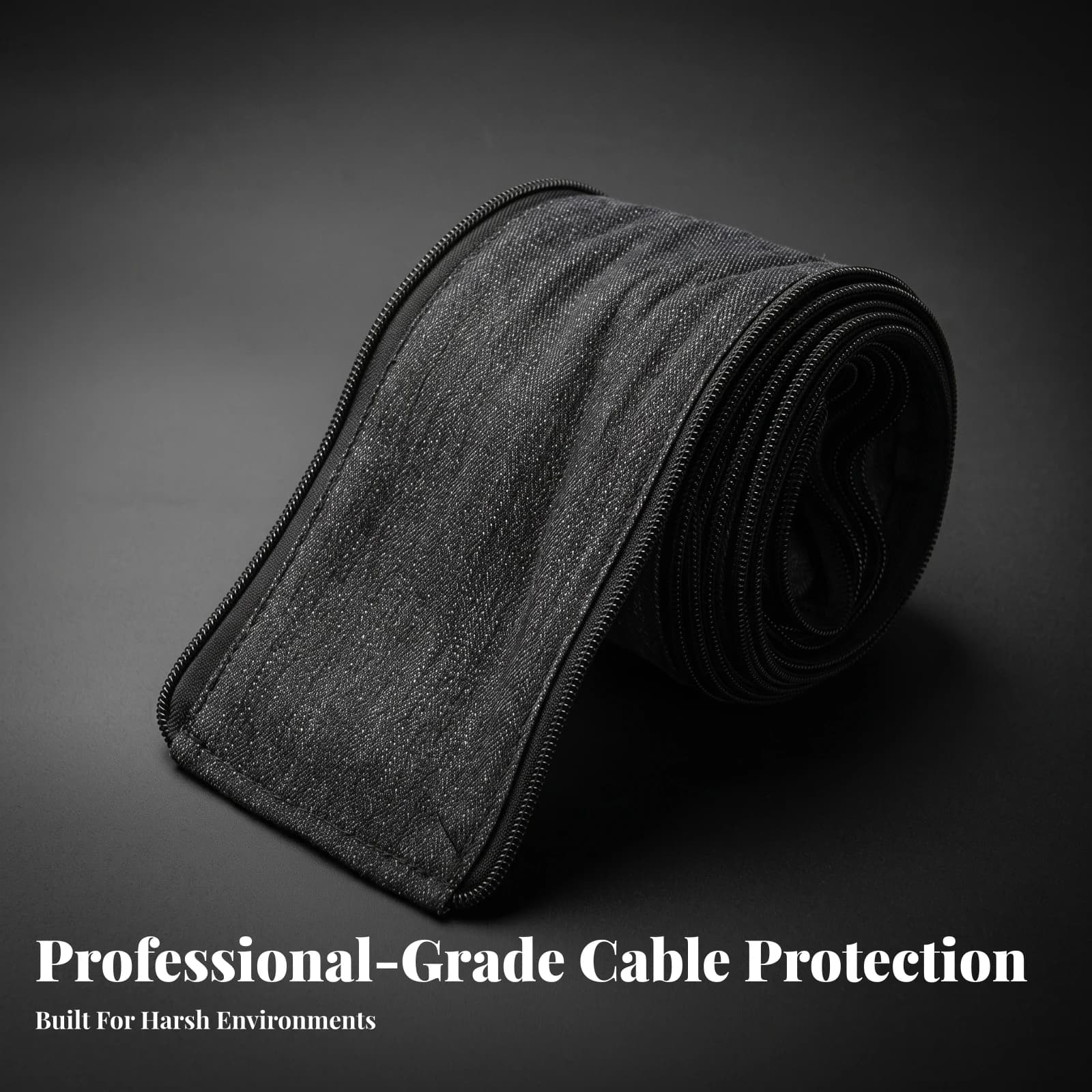 Fabrication Torch Cable Cover with Zipper Heat Resistant Fabrication Torch Cable Cover Flexible Foldable for Welders, Workshop