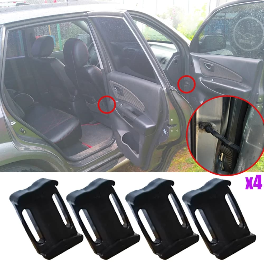 4x Kit di riparazione della cinghia di controllo della portiera dell'auto Stopper smorzamento per Kia Rio III-IV Sportage II Carens III Cerato I Magentis I Hyundai Tucson
