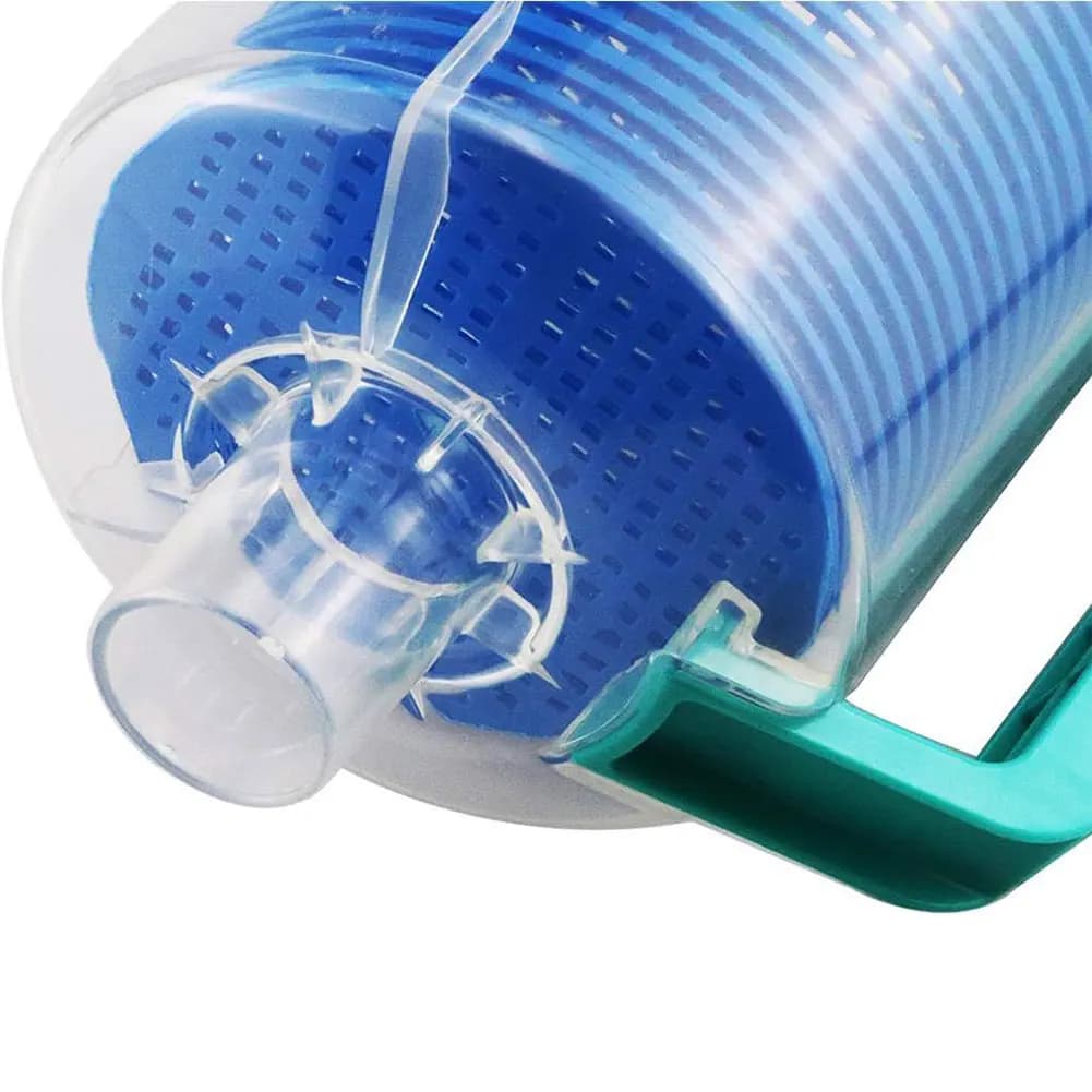 Filtro per aspirapolvere per piscina con contenitore per foglie in linea con 5 calzini per skimmer Raccoglitore di foglie per piscina Accessori per piscina