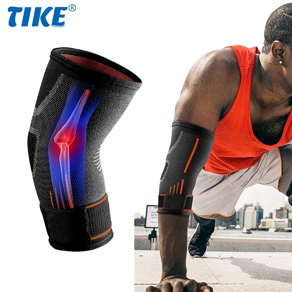 1 tutore per gomito con cinturino per tendinite, maniche di compressione per gomito da tennis, trattamento del gomito da golf per sollevamento pesi, artrite