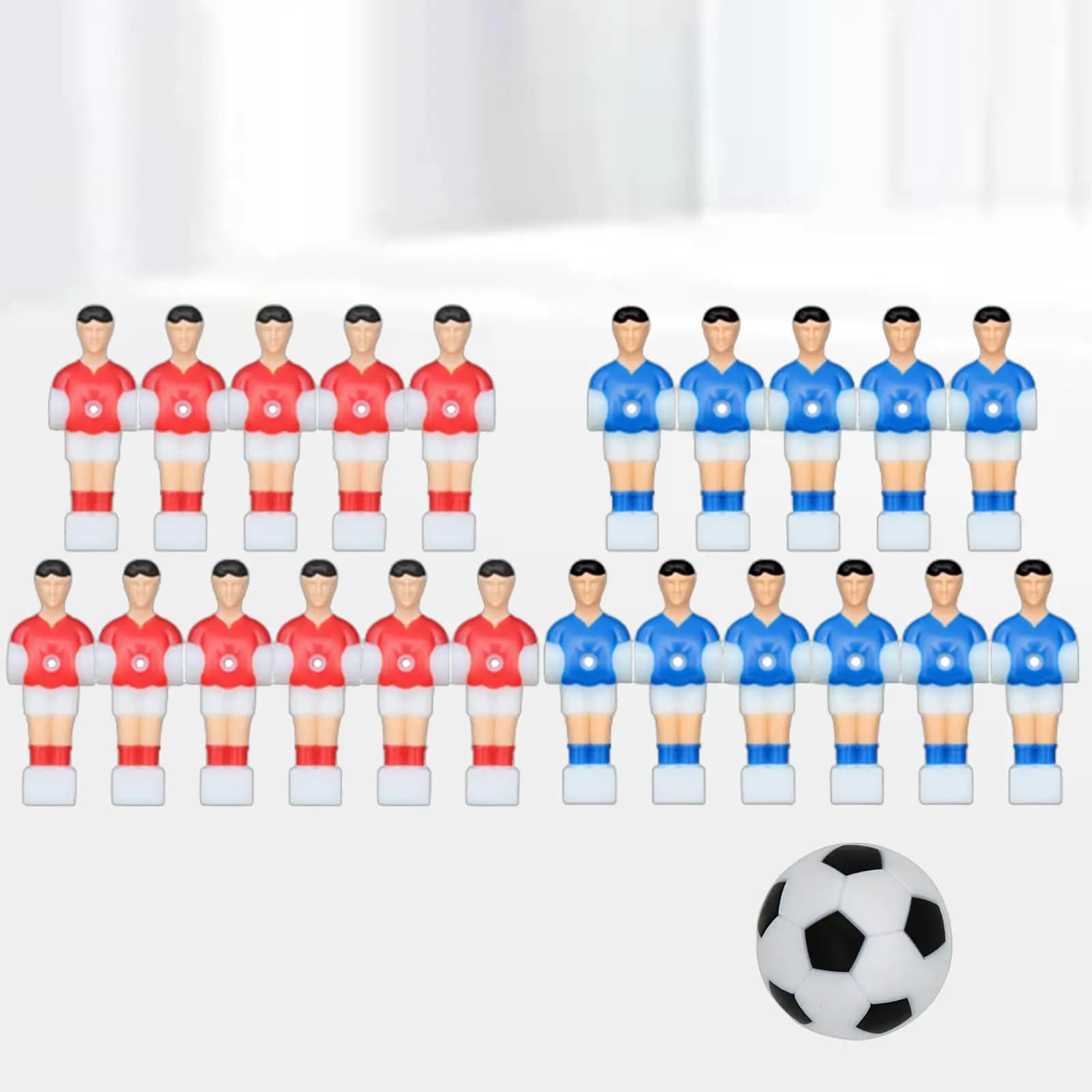 Fosball Uomo Giocatori di calcio Figure Tavolo Parti di ricambio per giocatori di biliardino