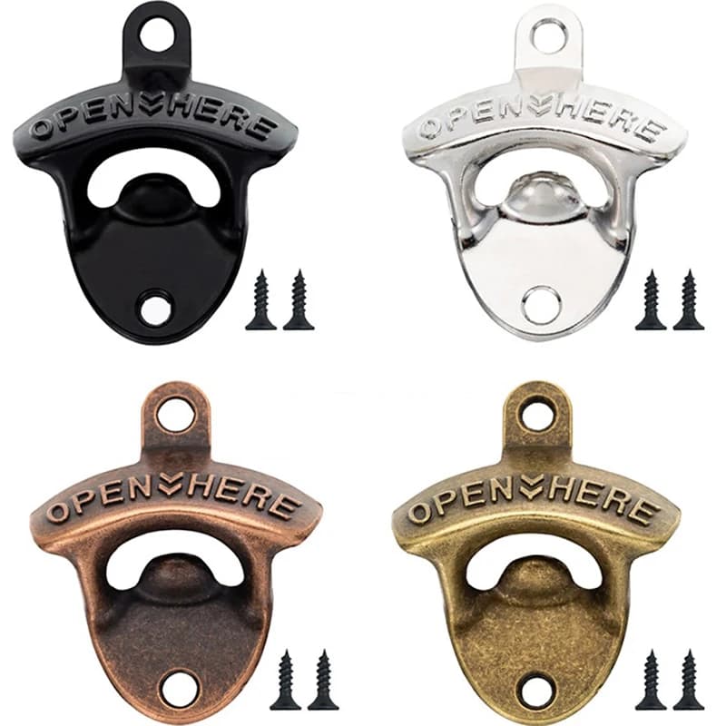 Vintage Bottle Opener for Wine and Beer, Keychain for Bar and Kitchen