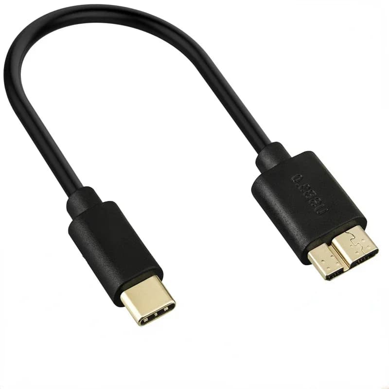 USB cable type C 3.1 to Micro B 3.0 for Samsung NOTE 3 S5 2.5 inch hard drive cable Tablet Micro cable B PC accessories