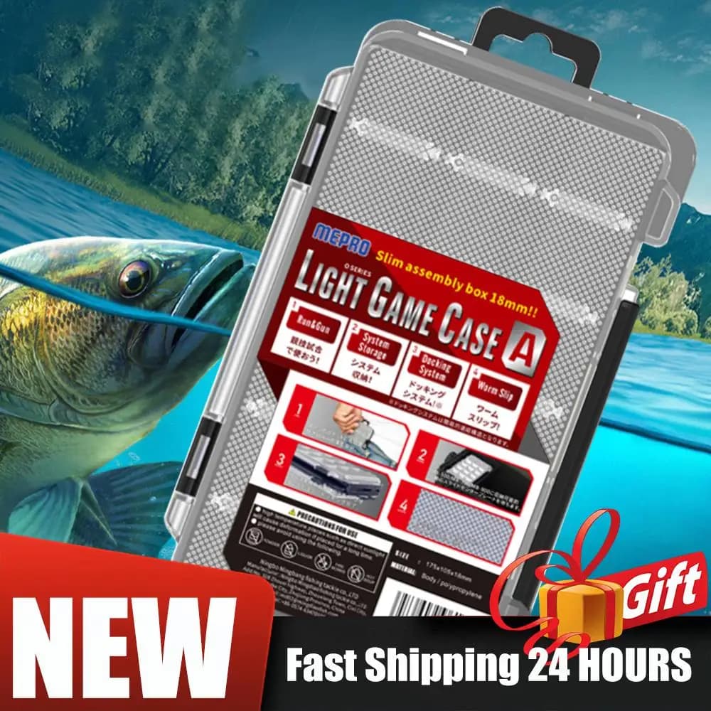 Scatola per attrezzatura da pesca, custodia portatile multiuso con inserto in schiuma per esche, protezione per ami, per sport all'aria aperta, pesca