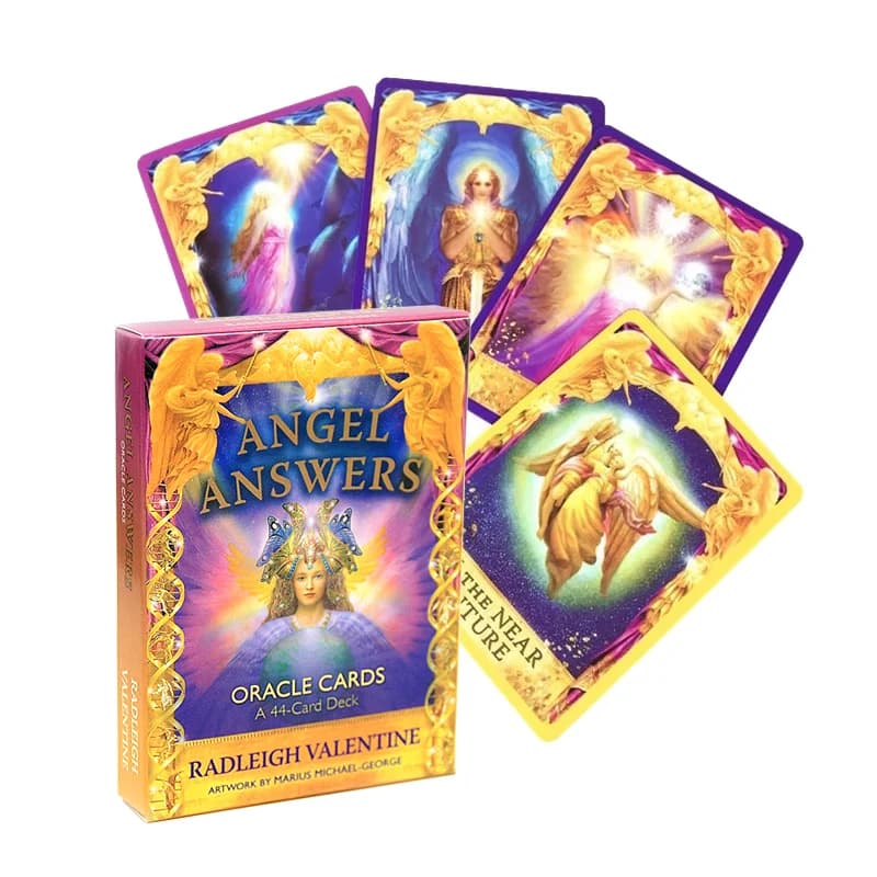 Angelo Risposte Carte Oracle Gioco da tavolo per feste per il tempo libero Gioco da tavolo per adulti di alta qualità Racconto di fortuna Lavoro Vita Profezia Mazzo di tarocchi Giochi da tavolo per adulti