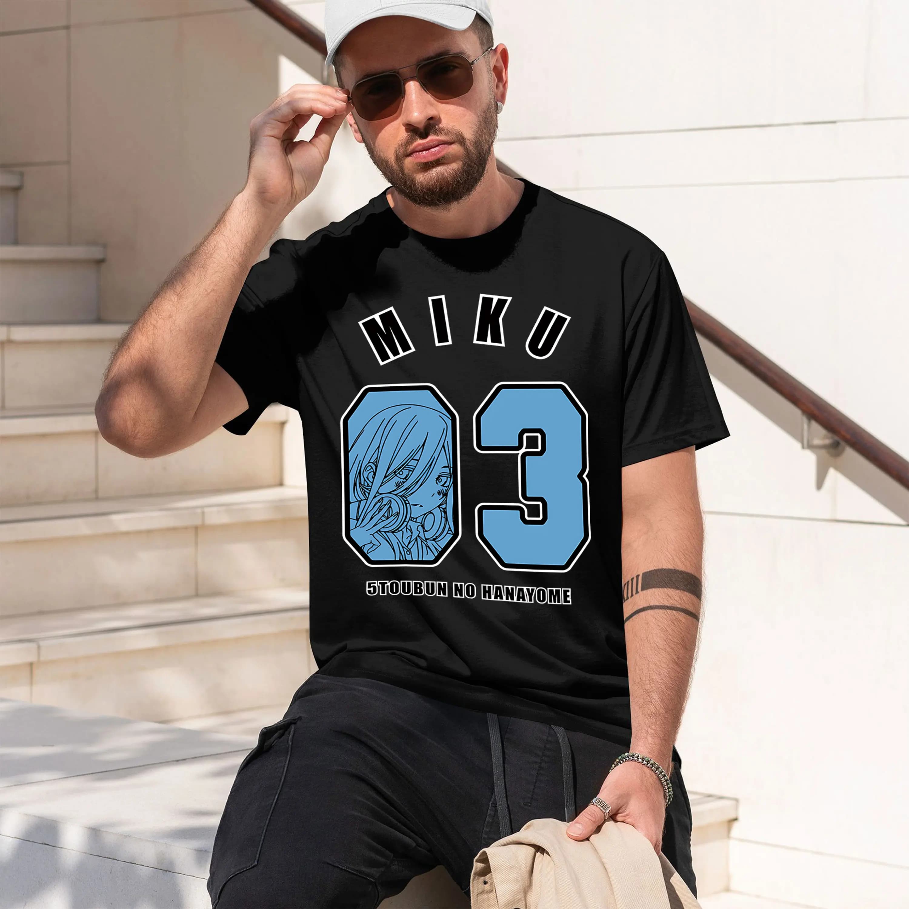 Gotoubun no Hanayome 03 Golf alla moda s 2026 Nuovo modello T-shirt girocollo a maniche corte da uomo Classico casual in diversi colori e