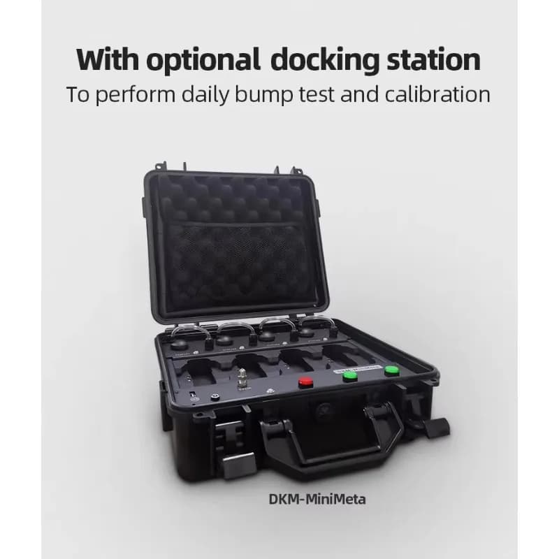 Stazione di calibrazione del rilevatore Docking station per test di urti automatico con certificato per rilevatori di perdite di gas