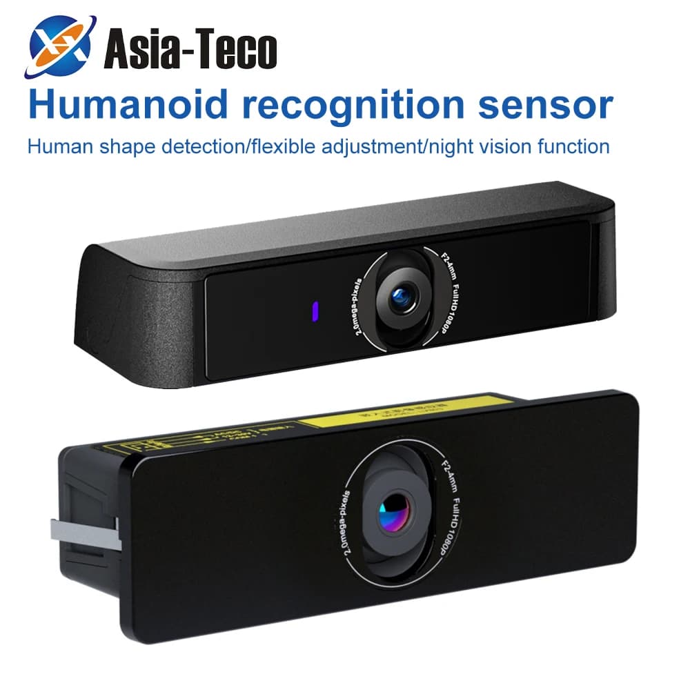 AC DC 12-30V Al riconoscimento della figura umana 1080P HD sensore della fotocamera apricancello automatico PIR Smart Motor accessorio per sistema di porte automatiche