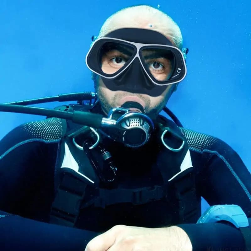 31BE Youth impermeabilizza occhialini da nuoto con lenti rivestimento occhialini da sub per giovani e adulti