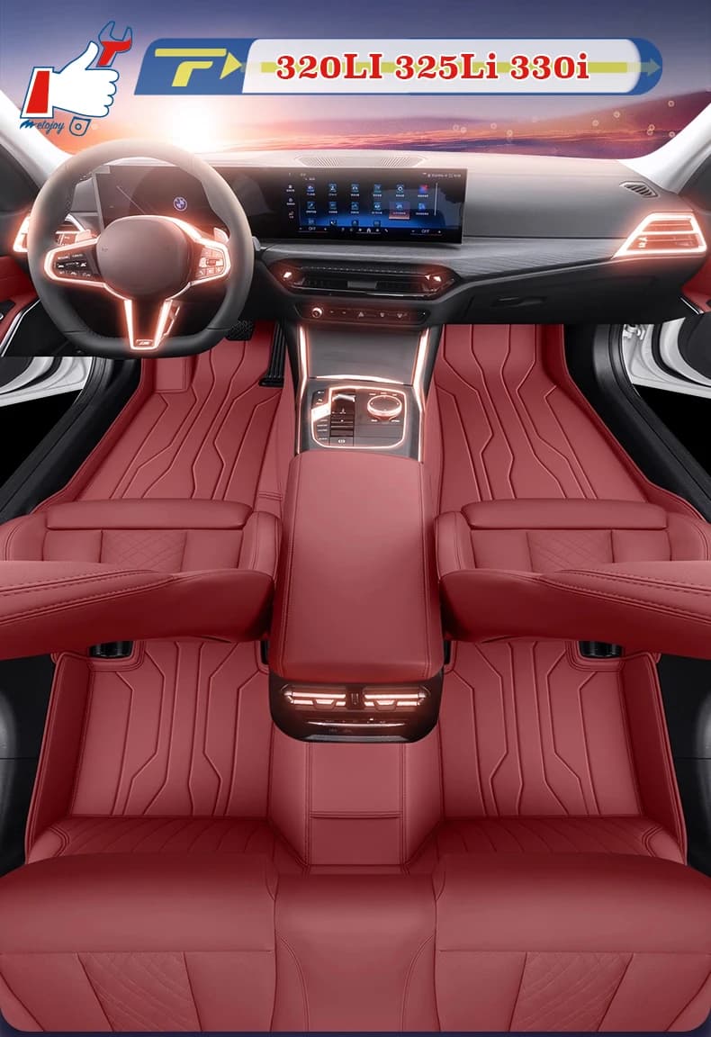 Tappetino per auto con guida a sinistra per BmW 320LI 325Li 330i Tappetino per piedi Full-Surround Tappetino per pavimento Tappetino per pavimento Tappetino impermeabile
