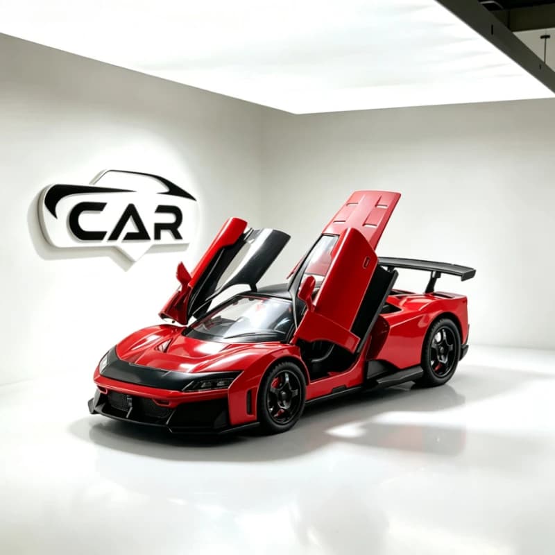1:24 F80 European Supercar Alloy Diecast Model Realistic Replica Fun Educational Toy Premium Desktop Collectible For Boys