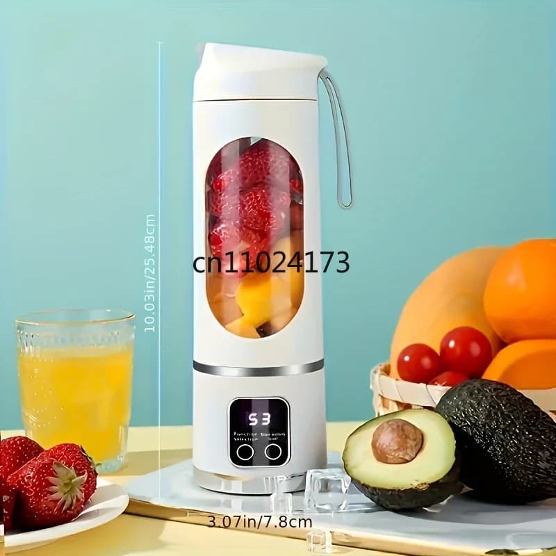 Portable Wireless Fruit Blender Mini Multifunctional Kitchen Squeezer USB Charging Cup Outdoor Pressing