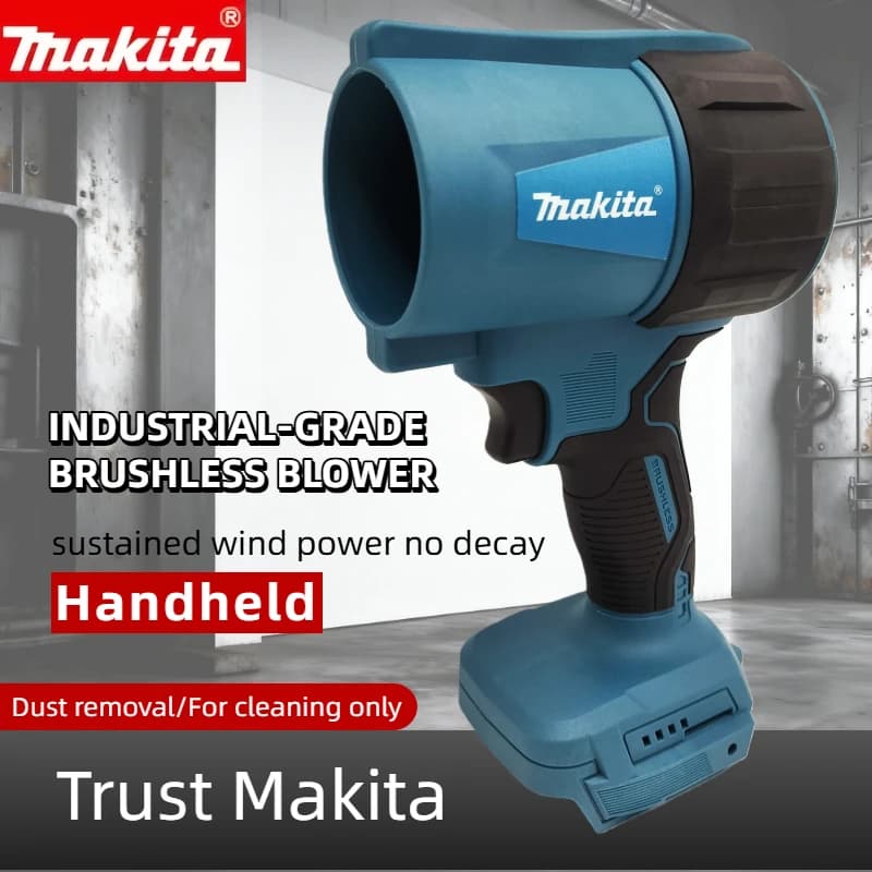Makita 18V 30000RPM Jet Fan: Powerful Cordless Electric Blower for Heavy-Duty Dusting (Tool Only)