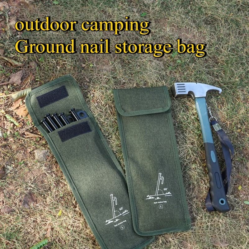 1pc outdoor nail bag camping equipment bag to store multifunctional nails accessories for large size Oxford fabric curtains