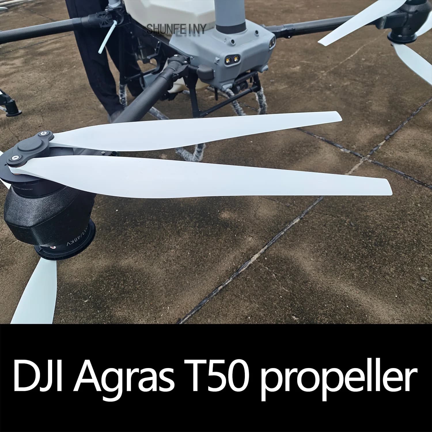 DJI Agras T50 Propeller Blades R5413/R5415, Propeller Blades Specifically Designed for the T50 Agricultural Drone, White Blades.