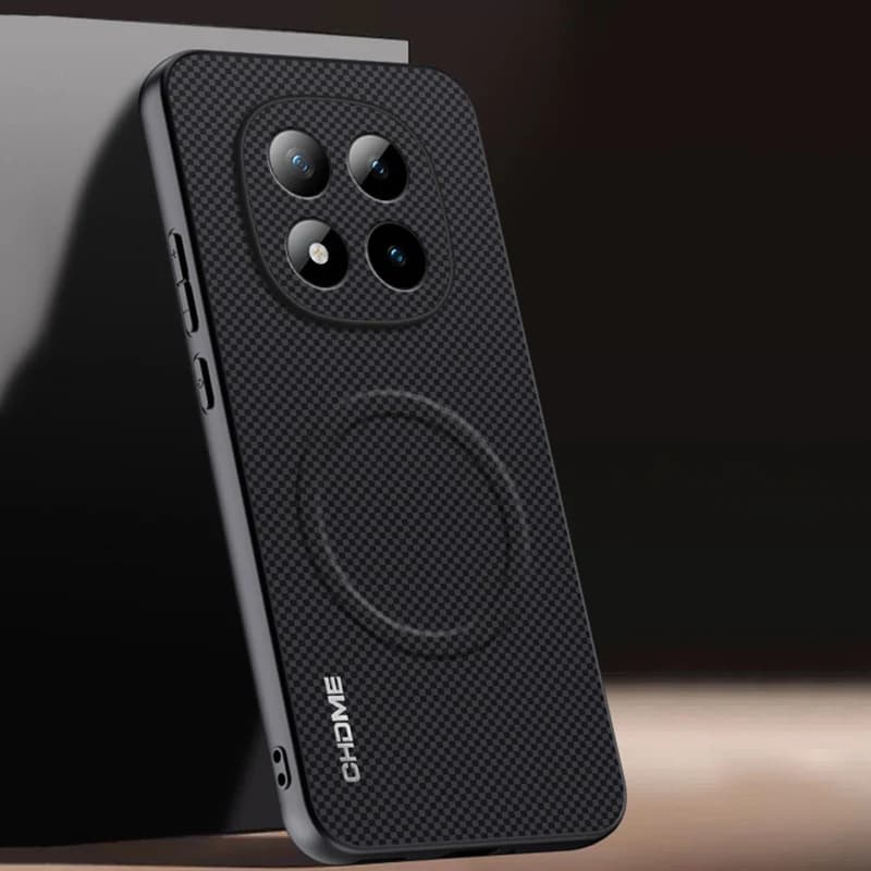 Custodia di lusso per Xiaomi Redmi Note 15 Pro 5G con supporto magnetico per auto, cover posteriore in silicone TPU per Redmi Note 15 Pro 5G