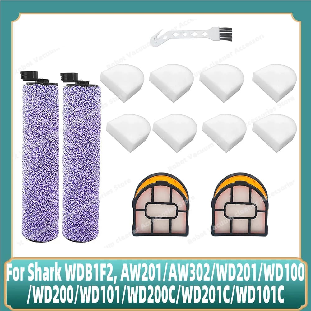 Compatibile Per Shark WDB1F2 WD201 WD201C WD100 Per HydroVac XL 3-in-1 Accessori Per Aspirapolvere Spazzola A Rullo Parti del Filtro