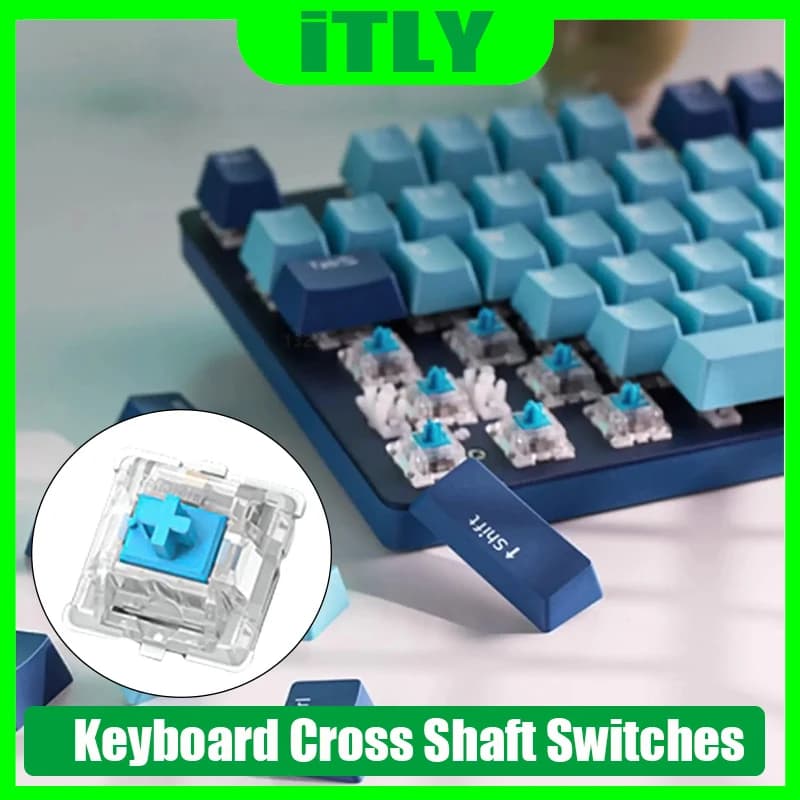 For backlit mechanical keyboard switches Mechanical keyboard replacement axis Mechanical keyboard switches silent transversal shaft switches linear clicky