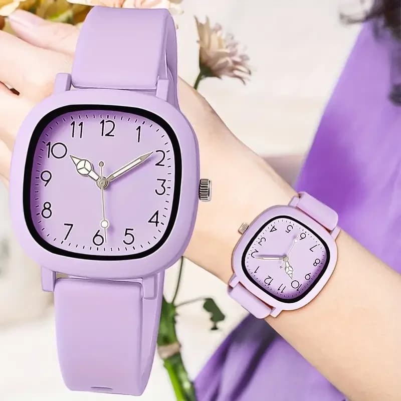 Women's Quartz Wrist Watch With Fashion Leather Strap Arabic Dial Casual Wrist Watch Simple Working Watch for Girls Reloj Hombre