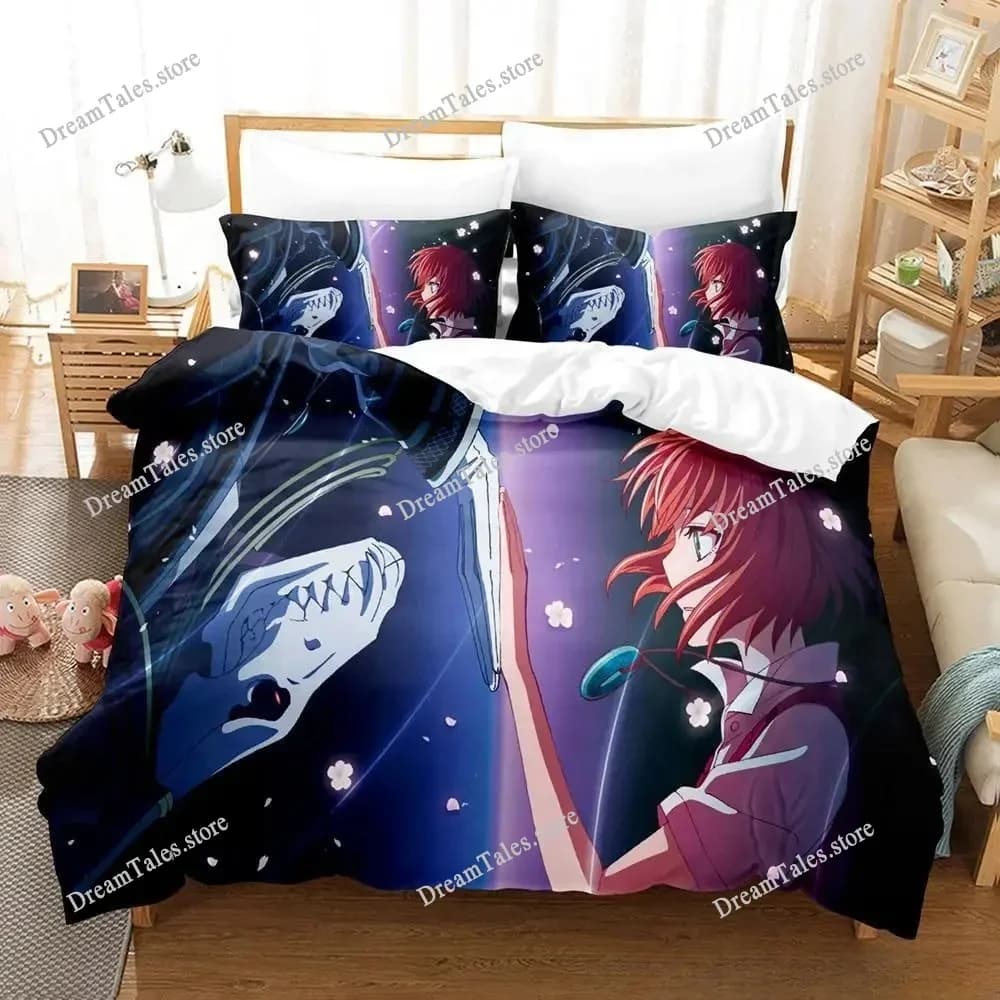 Fashion Anime The Ancient Magus' Bride Bedding Set Single Twin Full Queen King Size Bed Set Adult Kid Bedroom Duvet Cover Sets