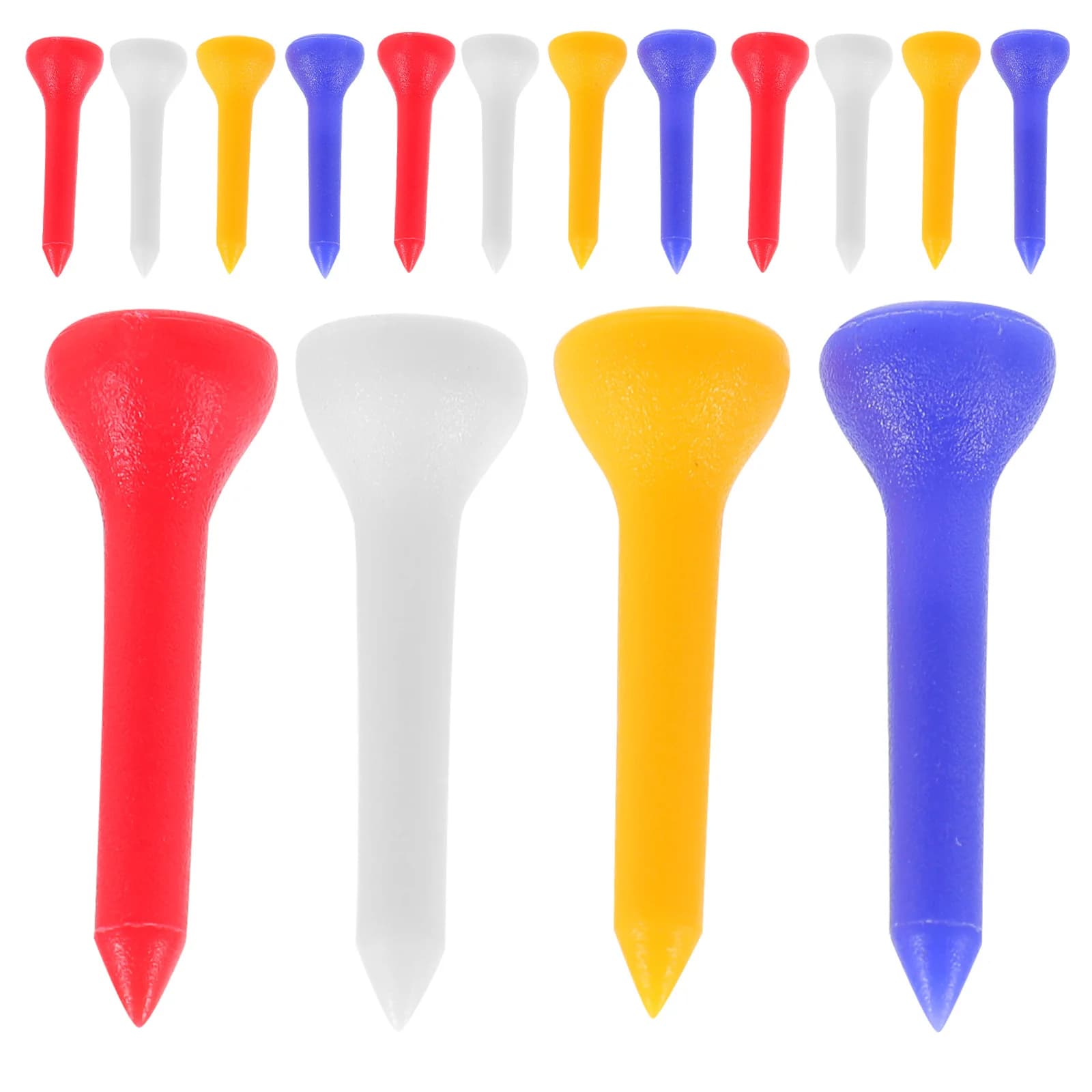 T-shirt da golf da 100 pezzi, taglie assortite, accessori per uomo, colori sfusi professionali corti