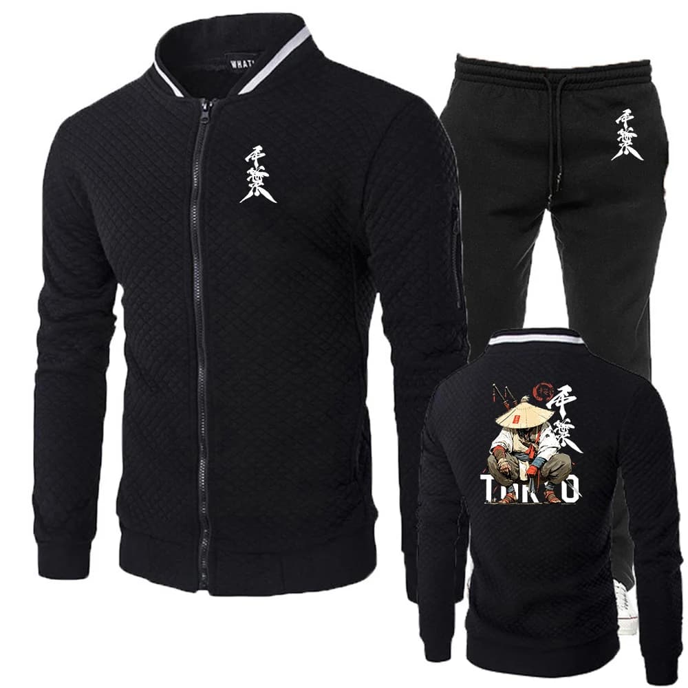 Anime Samurai Tokyo Warrior Men's slim-fit suits are suitable for spring and autumn casual and sports outfits hoodies jacket