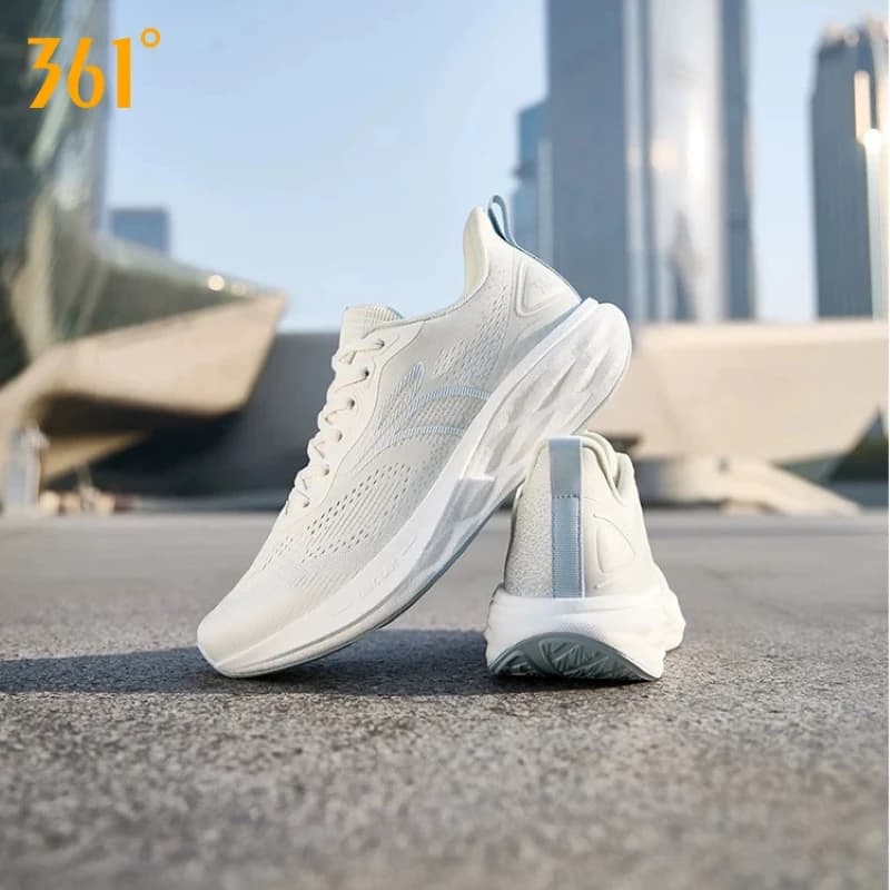 361 Degrees Half Time 3.0 Scarpe da corsa casual da uomo in mesh traspirante e confortevole con vamp allargato, sneakers da passeggio maschili 672622225