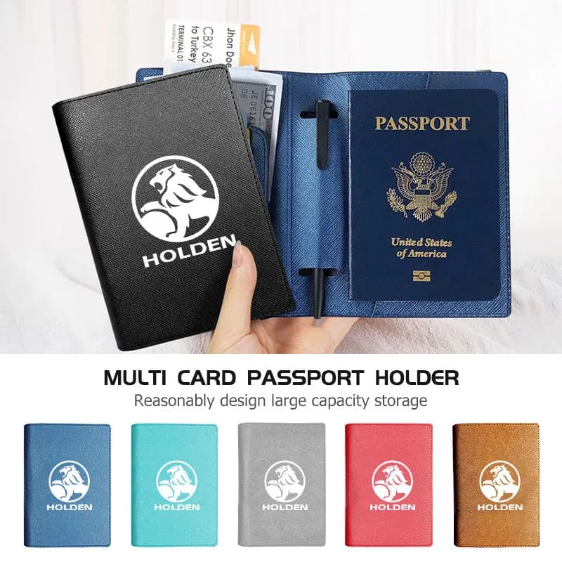 Passport Holder Case Multi Functional ID Card Bank Card Travel For Holden HSV Commodore VT VX VU VY VZ VE