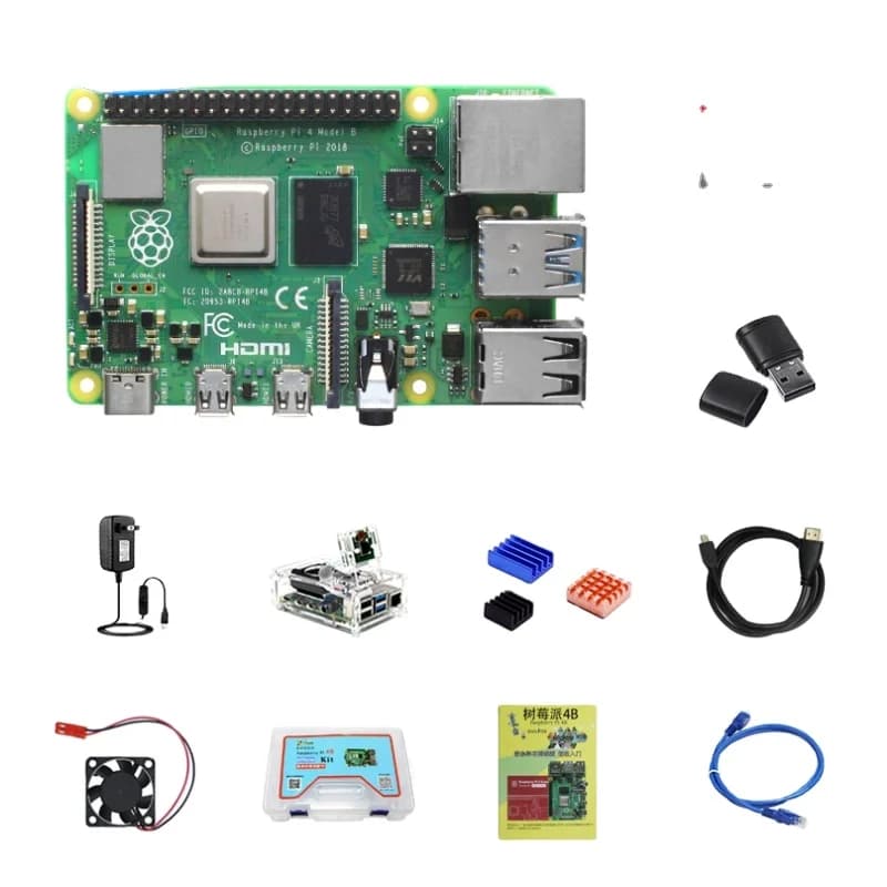 Nuovo originale Raspberry Pi 4B 1G 2G 4GB 8GB BCM2711computer Raspberry Pi 4 Kit completo Raspberry Pi 4, 4 g
