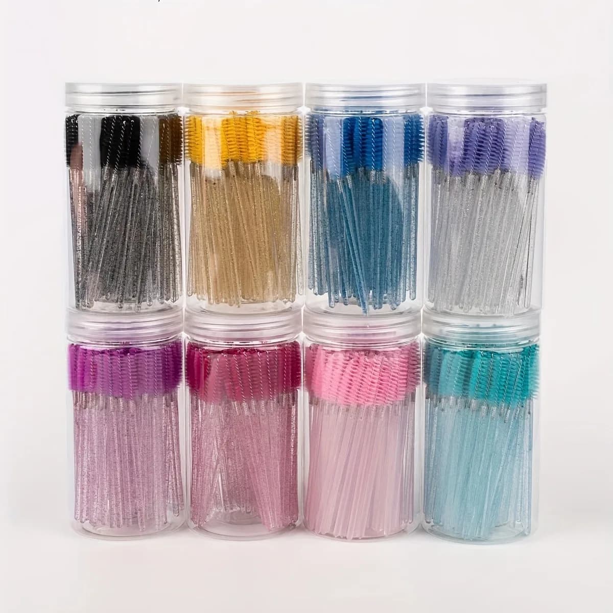Nylon mascara sticks with disposable cosmetic brush from 100 pieces wholesale for eyelash extension tools