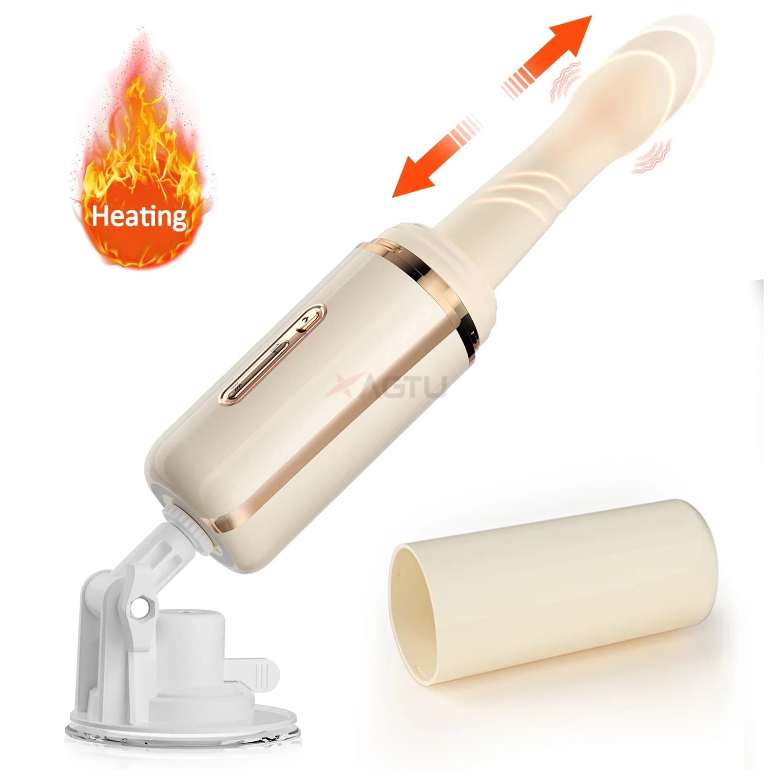 Macchina automatica del sesso Spinta Dildo Massaggiatore vaginale Stimolatore del punto G Dildo per donna Macchina del sesso telescopica Giocattoli adulti del sesso